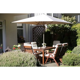 Square Folding Garden Umbrella - Gray - Sole - 250x250