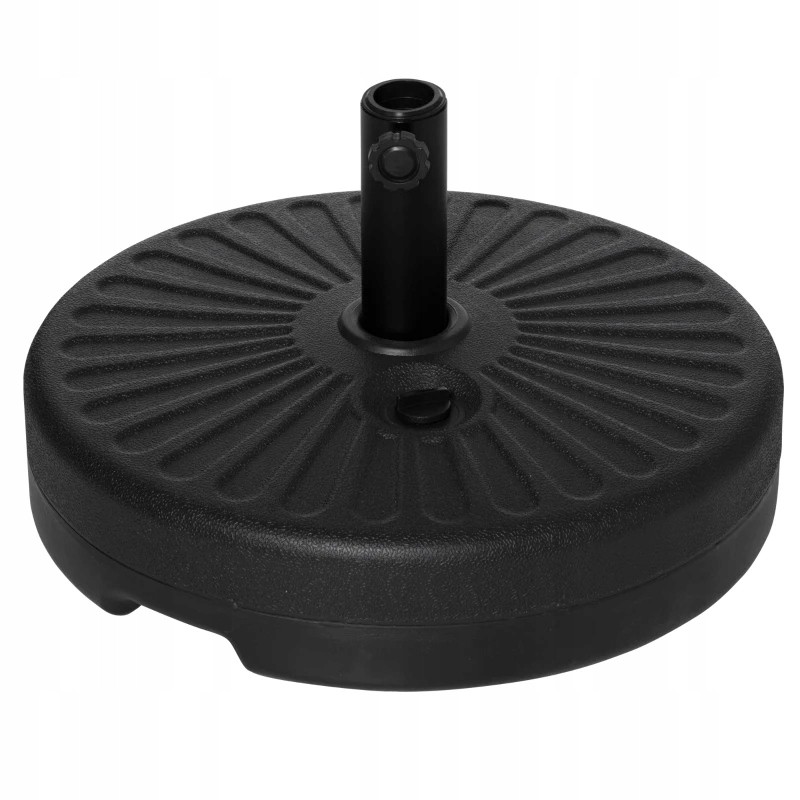 Saulaina lietussarga pamatne 22 kg, melna