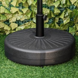Saulaina lietussarga pamatne 22 kg, melna