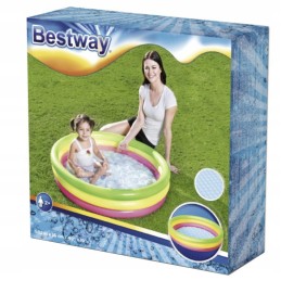 Pripučiamas irklavimo baseinas su minkštu dugnu 51104 bestway