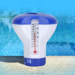 Dozatorius plūduriuojančios tabletės termometras chloras baseinas termometras chloras 20g 200g
