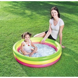 Pripučiamas irklavimo baseinas, minkštas dugnas, 102x25cm