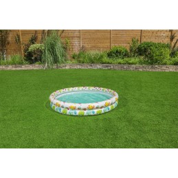 3in1 pripučiamas baseinas vaikams 122x20cm tropinis bestway plaukimo žiedas