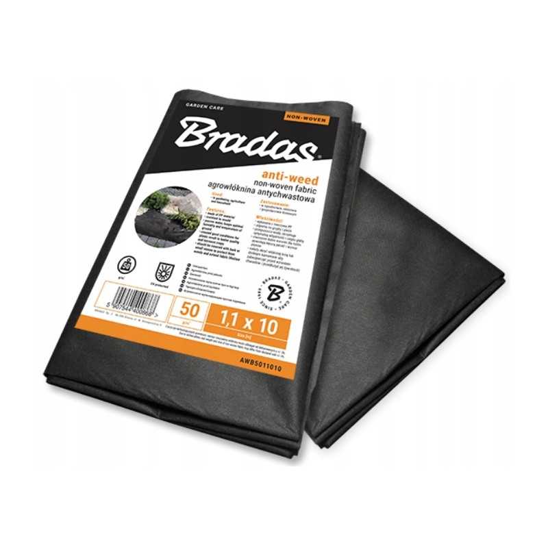 Juoda nuo piktžolių agrotekstilė 2,1 x 10m / 50g