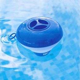 Plaukiojantis plūduras baseino cheminių medžiagų dozatorius, 12 cm