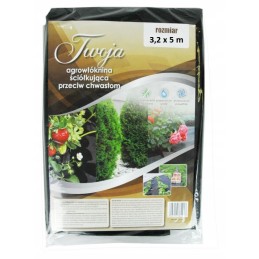 Juodas neaustinis mulčias nuo piktžolių