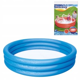 Bestway 51025 pripučiamas baseinas 122cm 3 spalvos