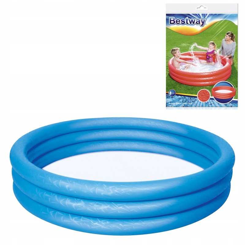 Bestway 51025 pripučiamas baseinas 122cm 3 spalvos