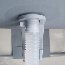 Praktiškas 2 atraminių laikiklių rinkinys, bestway 58654 siurblio žarnos stovas