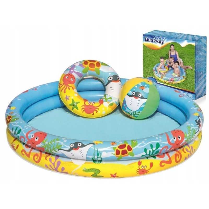 Apvalus pripučiamas baseinas 51124 bestway
