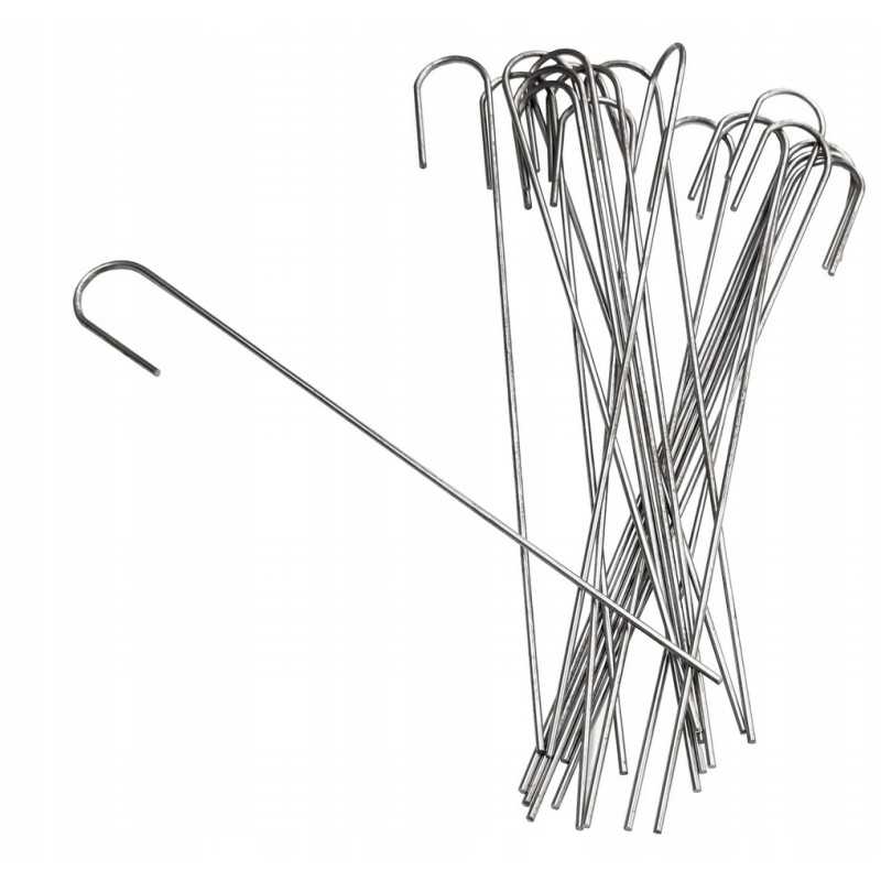 Metaliniai kaiščiai agrotekstilei j15cm, 100 vnt