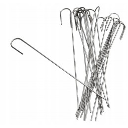 Metaliniai kaiščiai agrotekstilei j15cm, 100 vnt