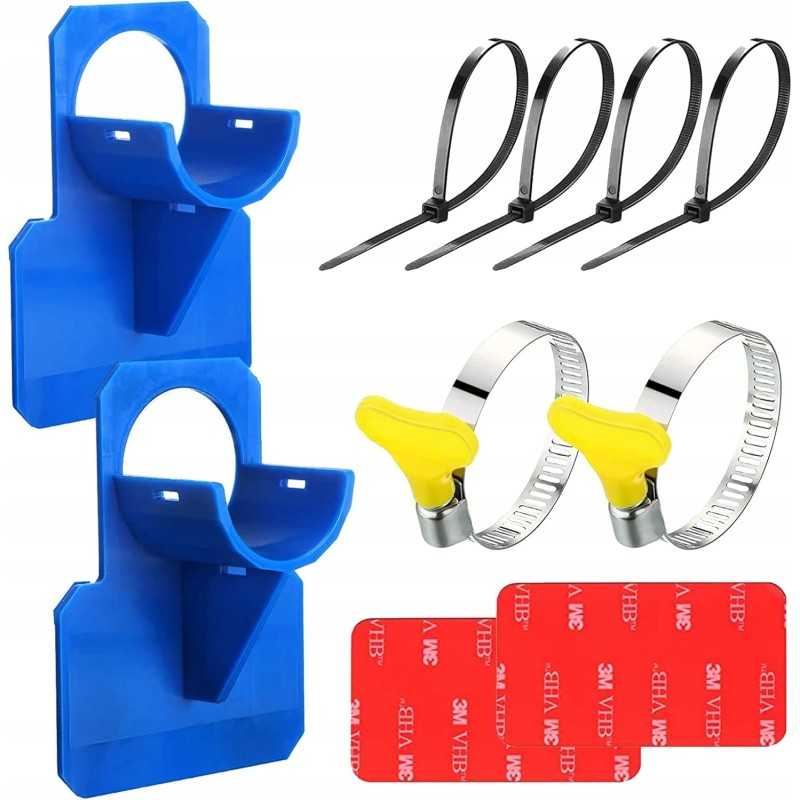 Atrama baseino vamzdžių laikikliams baseino žarnai su apsauga, 2 vnt