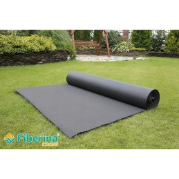 Lenkiškas, labai storas agrotekstilės pluoštas stiprus premium 0,8x10m 150g, juodas