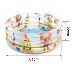 Apvalus pripučiamas baseinas 61 x 22 cm intex 57106