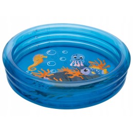 Žaismingas apvalus sodo baseinas vaikams, 99 cm