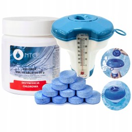 Chloro dozatorius su termometru 10 in 1 tabletės 0 5 kg