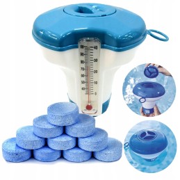 Chloro dozatorius su termometru 10 in 1 tabletės 0 5 kg