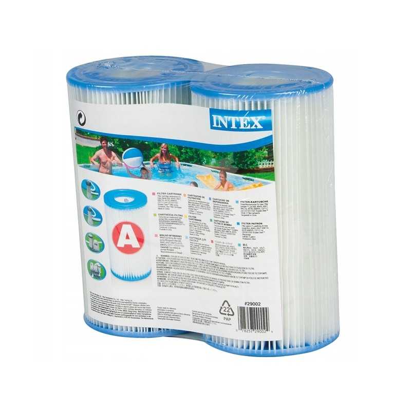 Filtras A tipas, 2 vnt. intex 29002 baseino siurbliui
