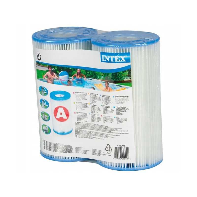 Filtras A tipas, 2 vnt. intex 29002 baseino siurbliui