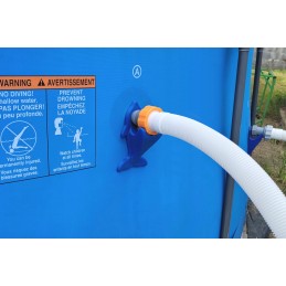 Baseino vamzdžių atrama intex bestway baseino vamzdžiams su 32x38 redukcijos adapteriu