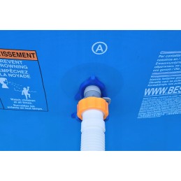 Baseino vamzdžių atrama intex bestway baseino vamzdžiams su 32x38 redukcijos adapteriu