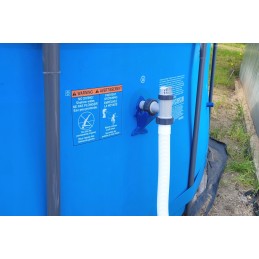 Baseino vamzdžių atrama intex bestway baseino vamzdžiams su 32x38 redukcijos adapteriu