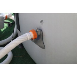 Baseino vamzdžių atrama intex bestway baseino vamzdžiams su 32x38 redukcijos adapteriu