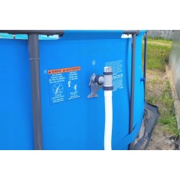 Baseino vamzdžių atrama intex bestway baseino vamzdžiams su 32x38 redukcijos adapteriu