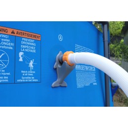 Baseino vamzdžių atrama intex bestway baseino vamzdžiams su 32x38 redukcijos adapteriu