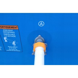 Baseino vamzdžių atrama intex bestway baseino vamzdžiams su 32x38 redukcijos adapteriu