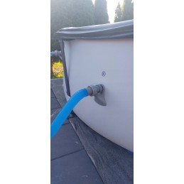 Baseino vamzdžių atrama intex bestway baseino vamzdžiams su 32x38 redukcijos adapteriu