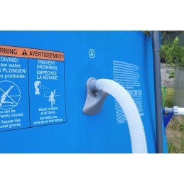 Atraminio vamzdžio laikiklis bestway intex rėmo baseinui 32 mm vamzdžiui