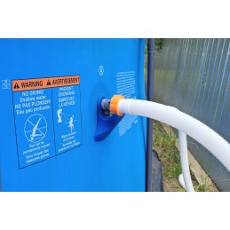 Baseino vamzdžių atrama intex bestway baseino vamzdžiams su 32x38 redukcijos adapteriu