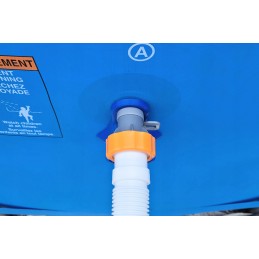 Baseino vamzdžių atrama intex bestway baseino vamzdžiams su 32x38 redukcijos adapteriu