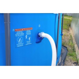 Baseino vamzdžių atrama intex bestway baseino vamzdžiams su 32x38 redukcijos adapteriu