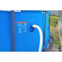 Baseino vamzdžių atrama intex bestway baseino vamzdžiams su 32x38 redukcijos adapteriu