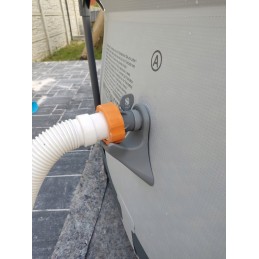 Baseino vamzdžių atrama intex bestway baseino vamzdžiams su 32x38 redukcijos adapteriu