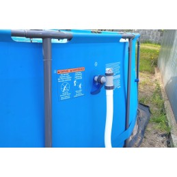 Baseino vamzdžių atrama intex bestway baseino vamzdžiams su 32x38 redukcijos adapteriu