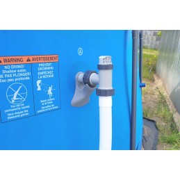 Baseino vamzdžių atrama intex bestway baseino vamzdžiams su 32x38 redukcijos adapteriu