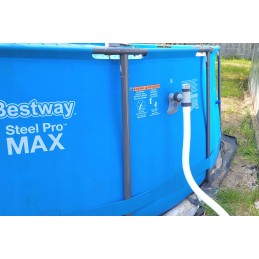 Baseino vamzdžių atrama intex bestway baseino vamzdžiams su 32x38 redukcijos adapteriu