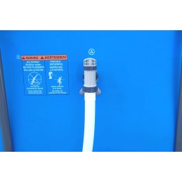 Baseino vamzdžių atrama intex bestway baseino vamzdžiams su 32x38 redukcijos adapteriu