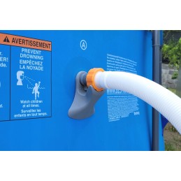 Baseino vamzdžių atrama intex bestway baseino vamzdžiams su 32x38 redukcijos adapteriu