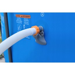 Baseino vamzdžių atrama intex bestway baseino vamzdžiams su 32x38 redukcijos adapteriu