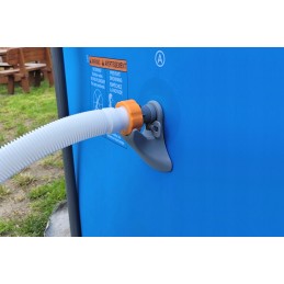 Baseino vamzdžių atrama intex bestway baseino vamzdžiams su 32x38 redukcijos adapteriu