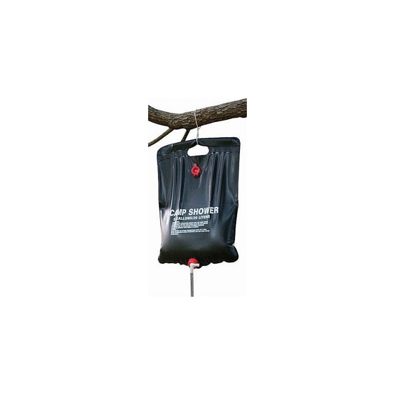 Solar camping shower for camping, field use, 20l