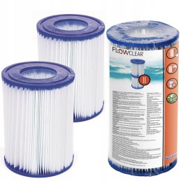2x Bestway siurblio filtro įdėklas, tipas II 58094