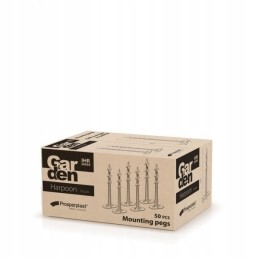 Harpūno kaištis 200 agrotekstilės smeigtukai, 50 vnt, juodi