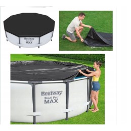 Baseino dangtis plieninis tentas 10 pėdų 305 cm žvėrys