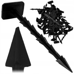 Smeigtukai, kaiščiai agrotekstilei, agrotekstilė, tvirti, kieti, 50 vnt, 30 cm